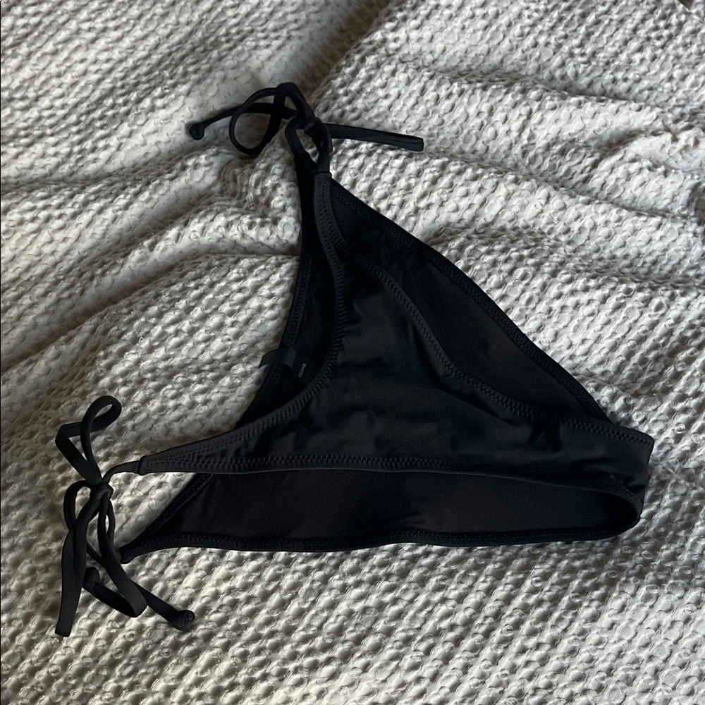 SKIMS Black Dip Tie-Side Bikini Bottom
